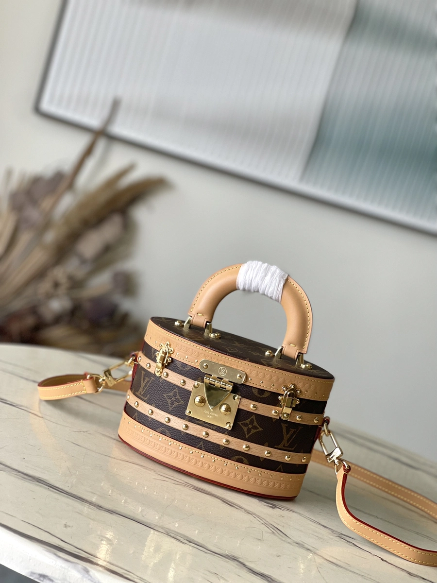 LV Ellis Monogram 盒子 化妝包 手袋-M24843 16 LV M24843 9