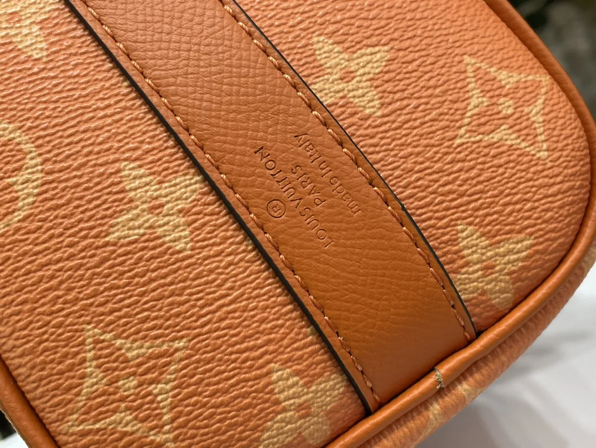 LV Keepall Bandoulière 25 男士橙色印花斜孭袋-M31044 9 bags 1127242006312