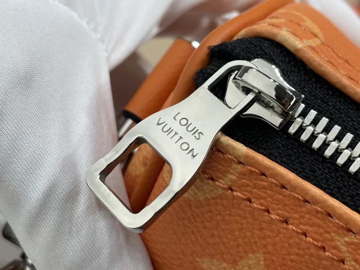 LV Keepall Bandoulière 25 男士橙色印花斜孭袋-M31044 7 bags 1127242006324
