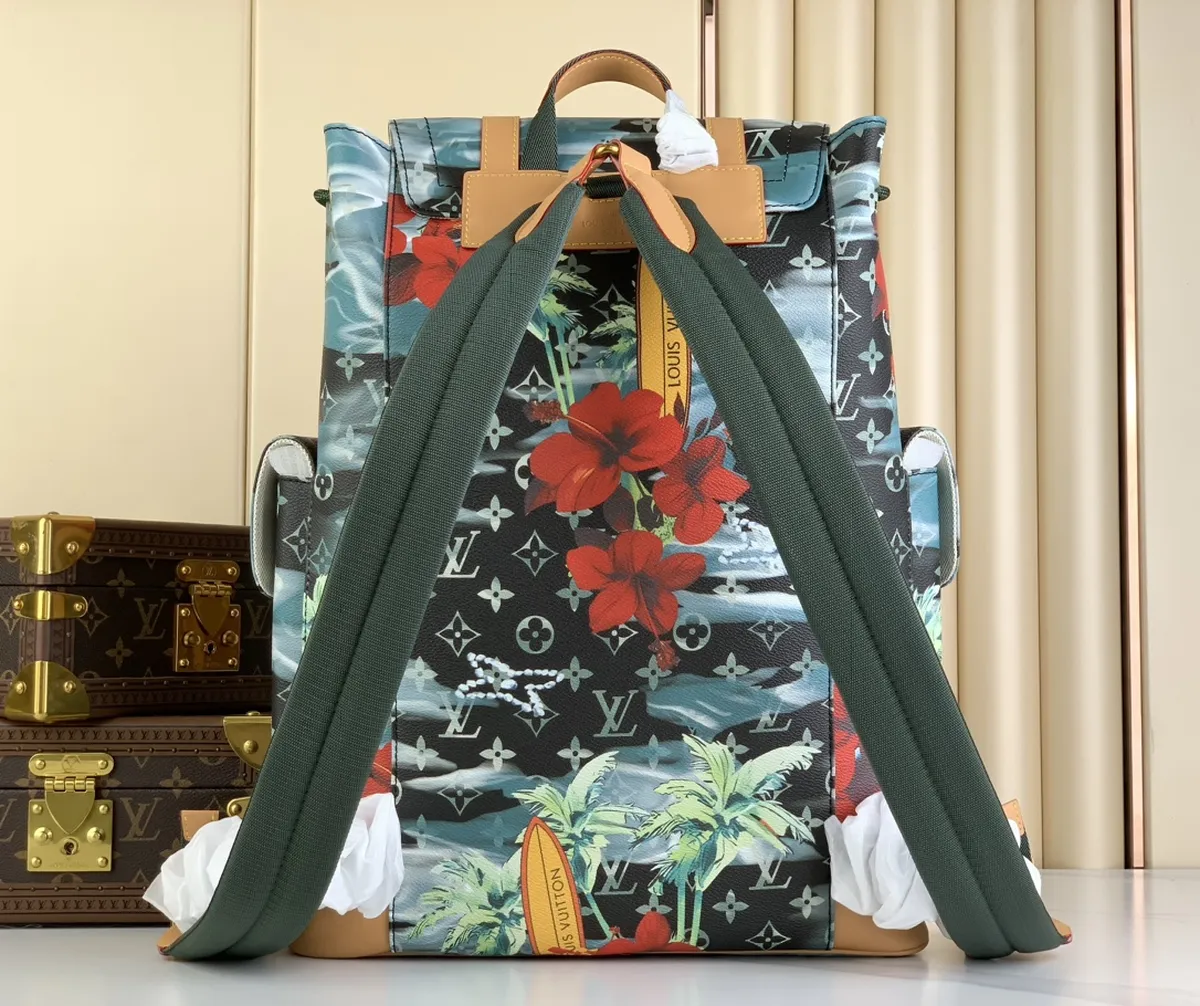 LV Christopher MM Monogram 旅行 雙肩 書包 背囊-M24996 3 bags 1128240131367