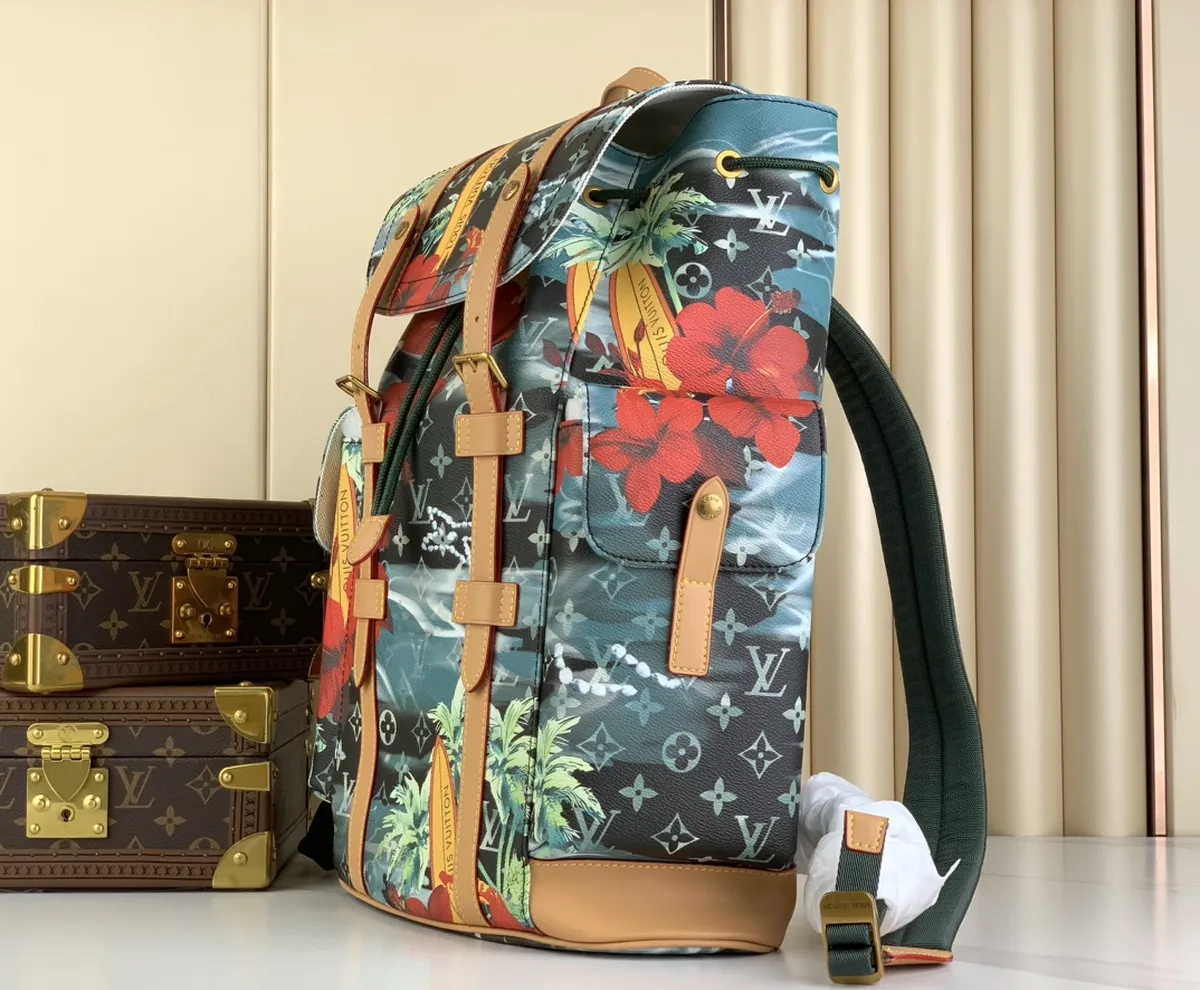 LV Christopher MM Monogram 旅行 雙肩 書包 背囊-M24996 2 bags 1128240131368