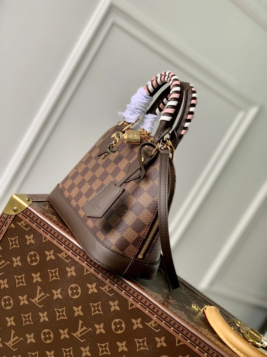 LV Alma BB 棋盤 波斯頓 保齡球包 -N40447 3 shopbag 221120241129192