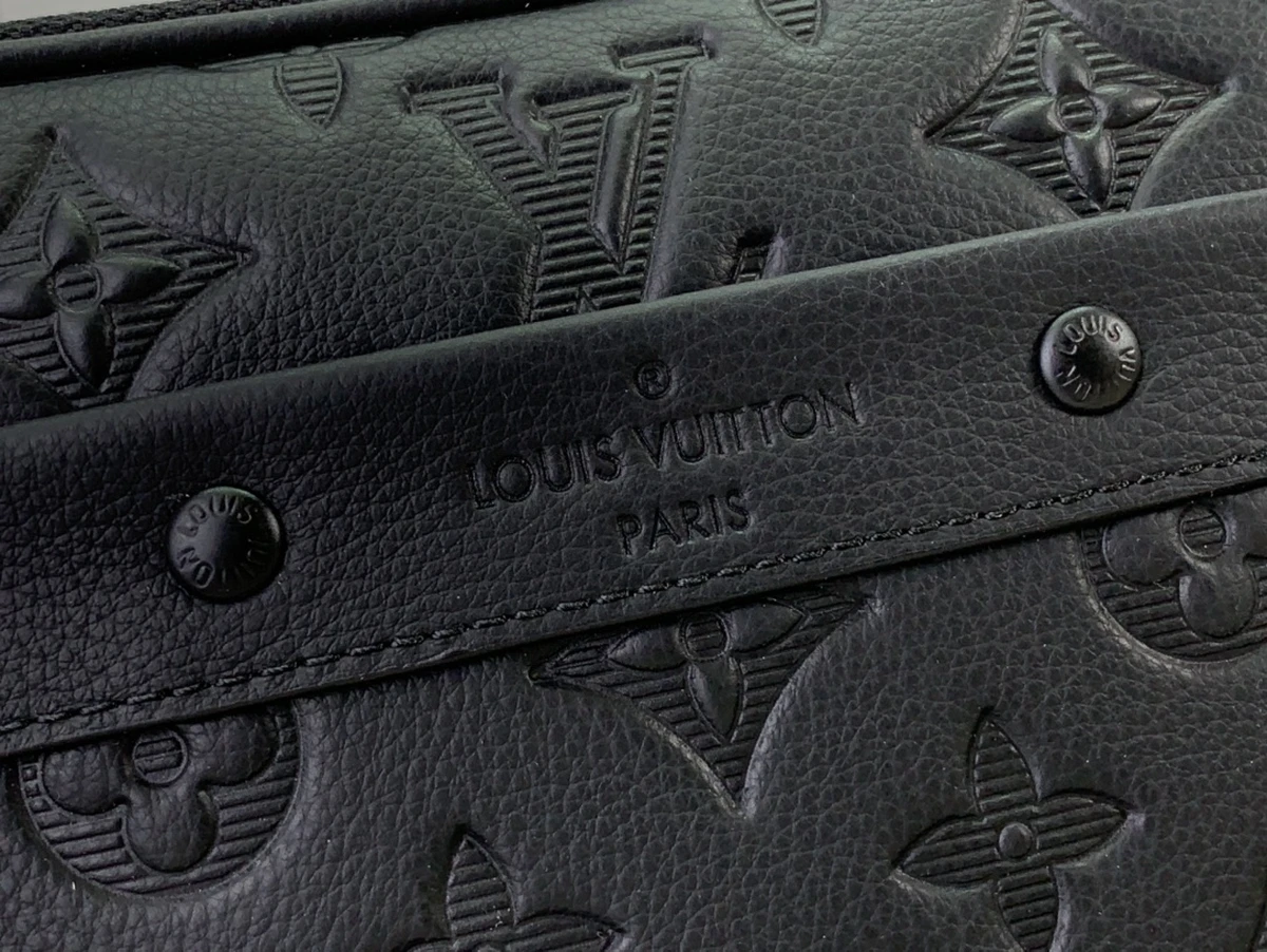 LV Alpha 黑色壓花男士郵差包 手袋-M46955 8 shopbag 261120241437324