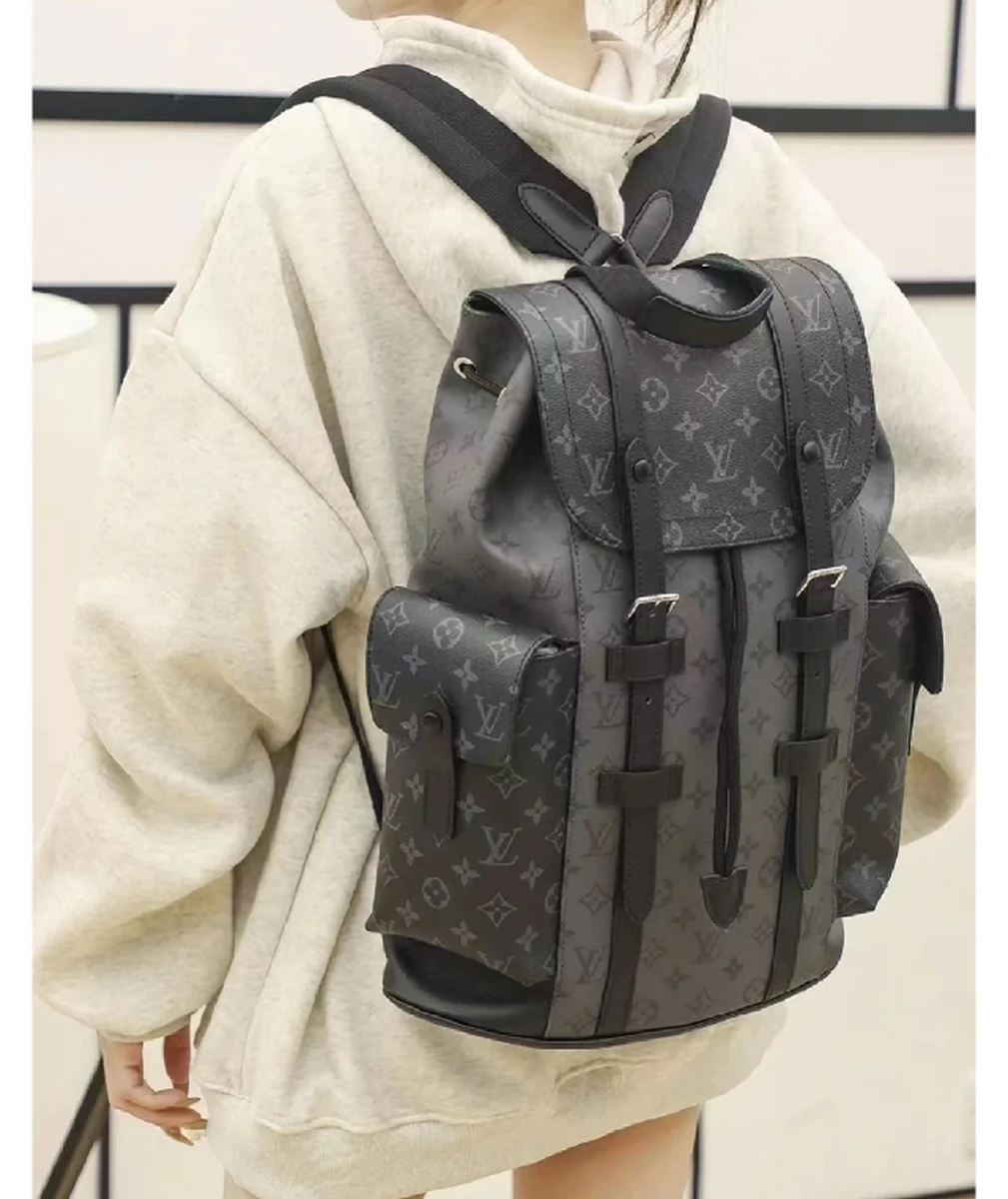 LV Christopher MM 男士印花拼色背囊-M45419 3 shopbag 271120241525422