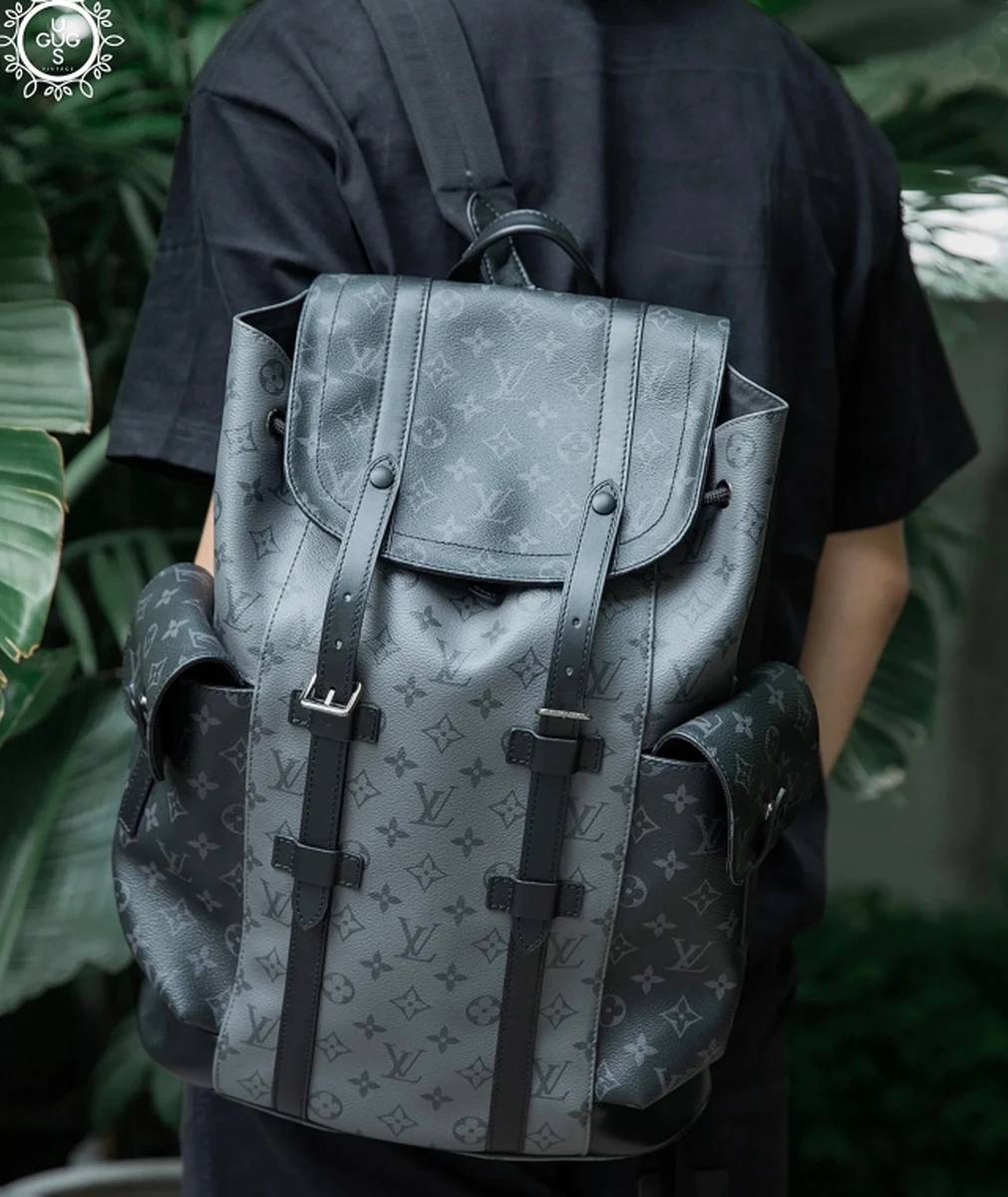 LV Christopher MM 男士印花拼色背囊-M45419 5 shopbag 271120241525423