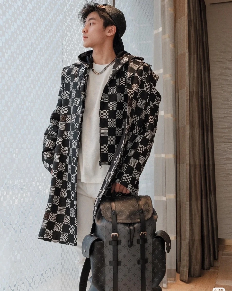 LV Christopher MM 男士印花拼色背囊-M45419 6 shopbag 271120241525434