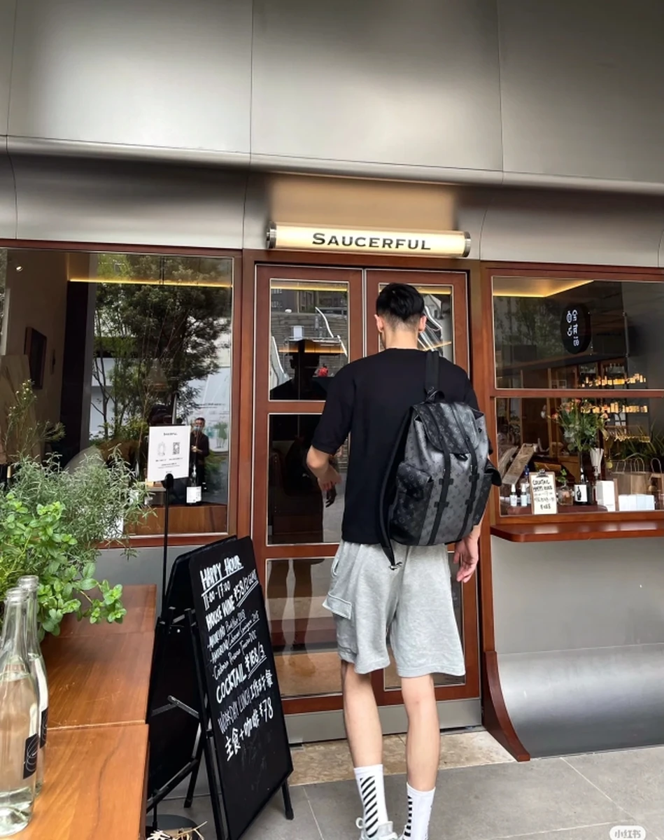 LV Christopher MM 男士印花拼色背囊-M45419 8 shopbag 271120241525436
