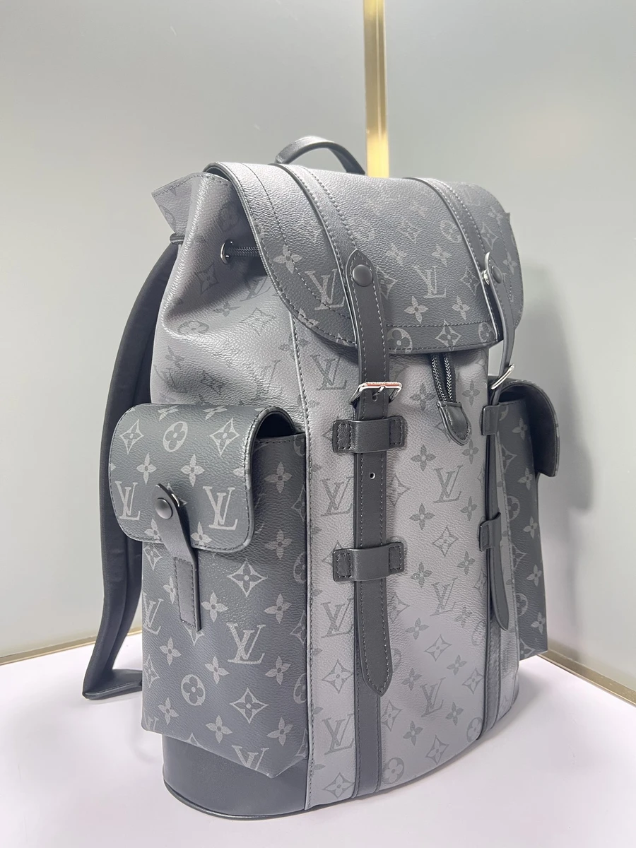 LV Christopher MM 男士印花拼色背囊-M45419 11 shopbag 2711202415254511
