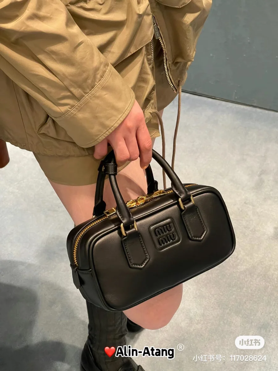 MiuMiu Arcadie皮革手袋5BB142 2 SFnvh iNbyluu7vhg0dM