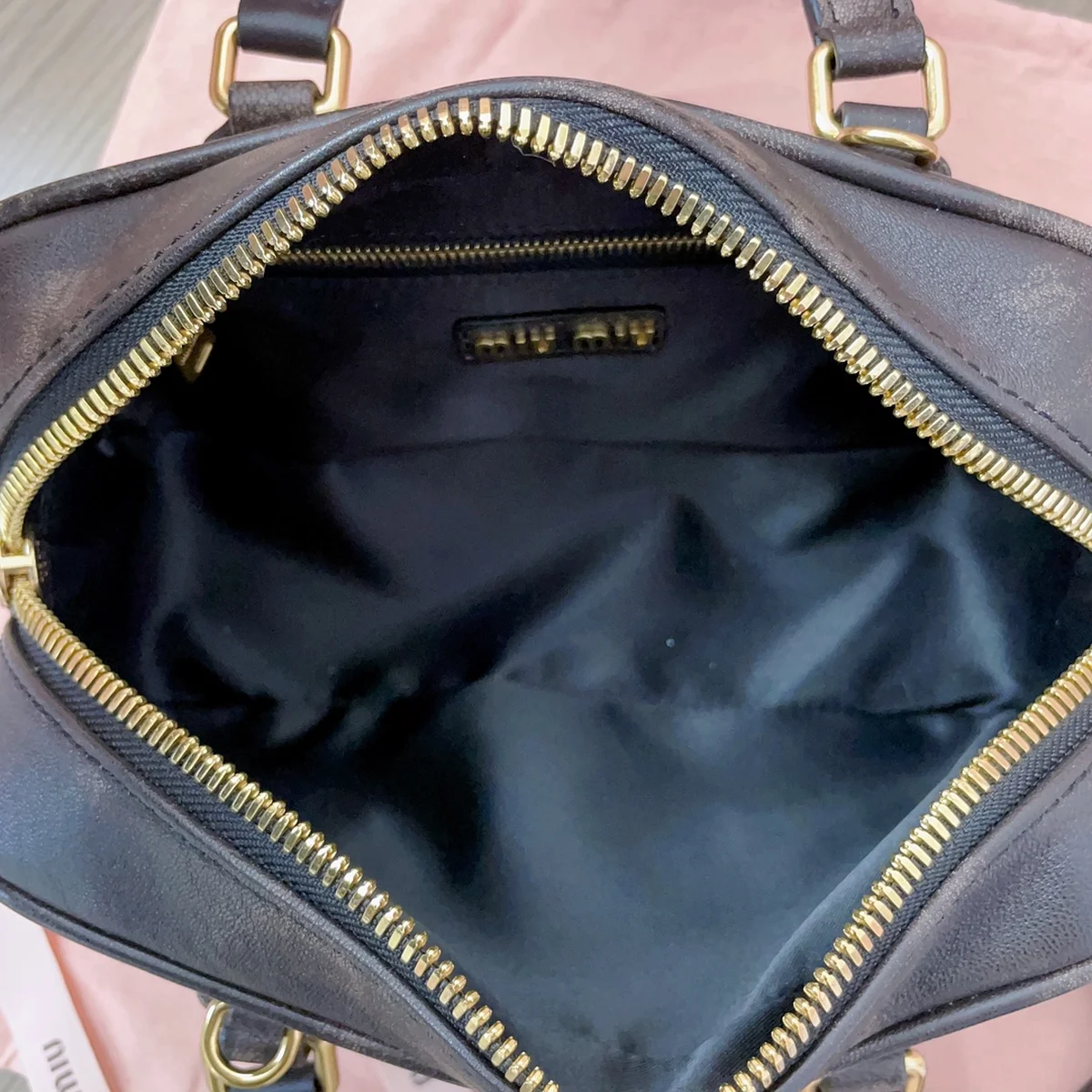 MiuMiu Arcadie皮革手袋5BB142 12 fLIH511q1Ryu SWIAFUD