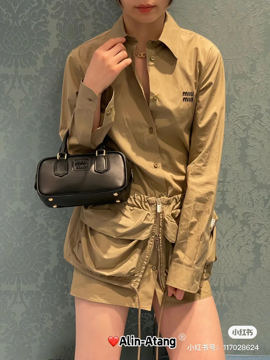 MiuMiu Arcadie皮革手袋5BB142 3 nw4ZqFbW3gtTwz3fS59y