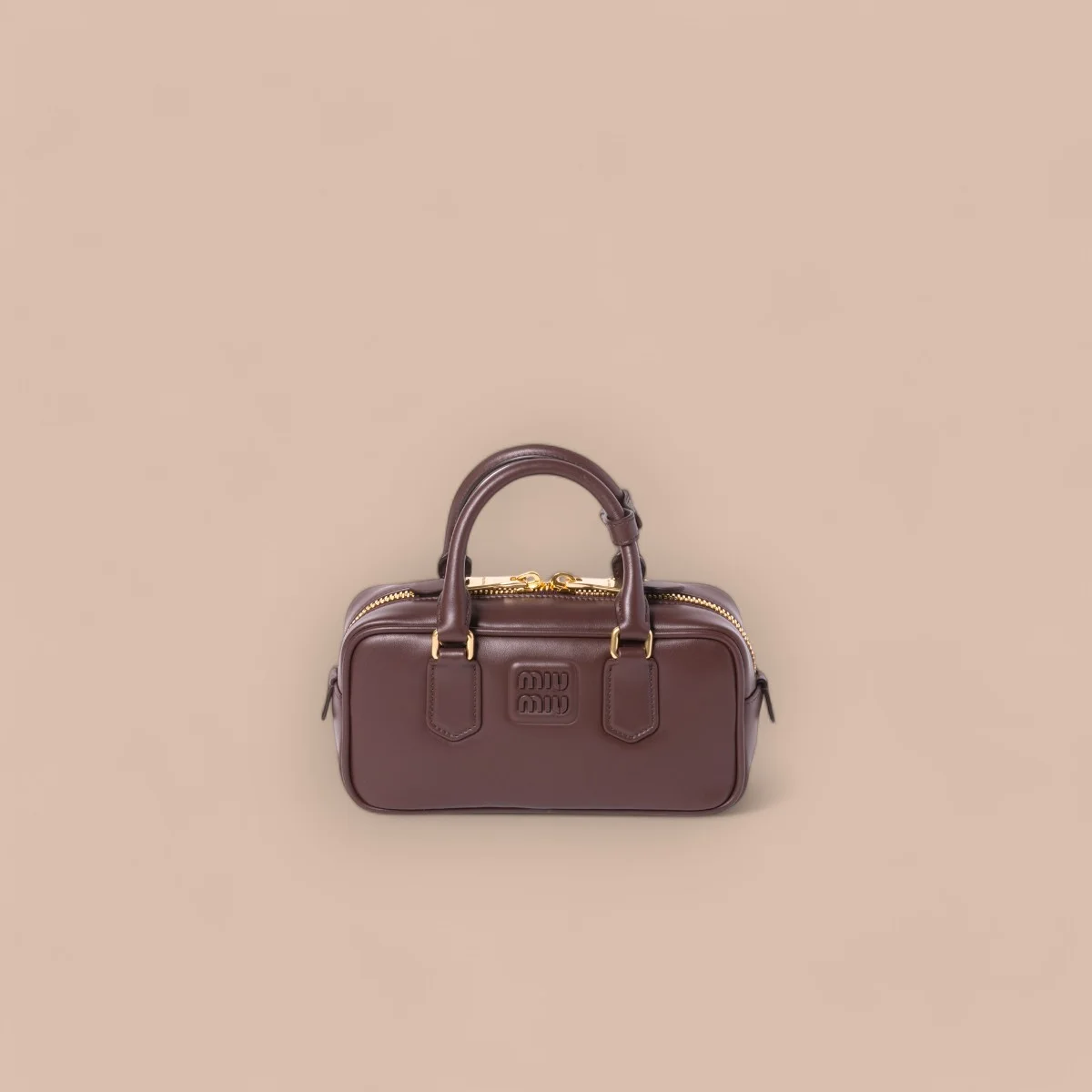 MiuMiu Arcadie皮革手袋5BB142 1 oRmnCfvJJQygNPSF8oQF