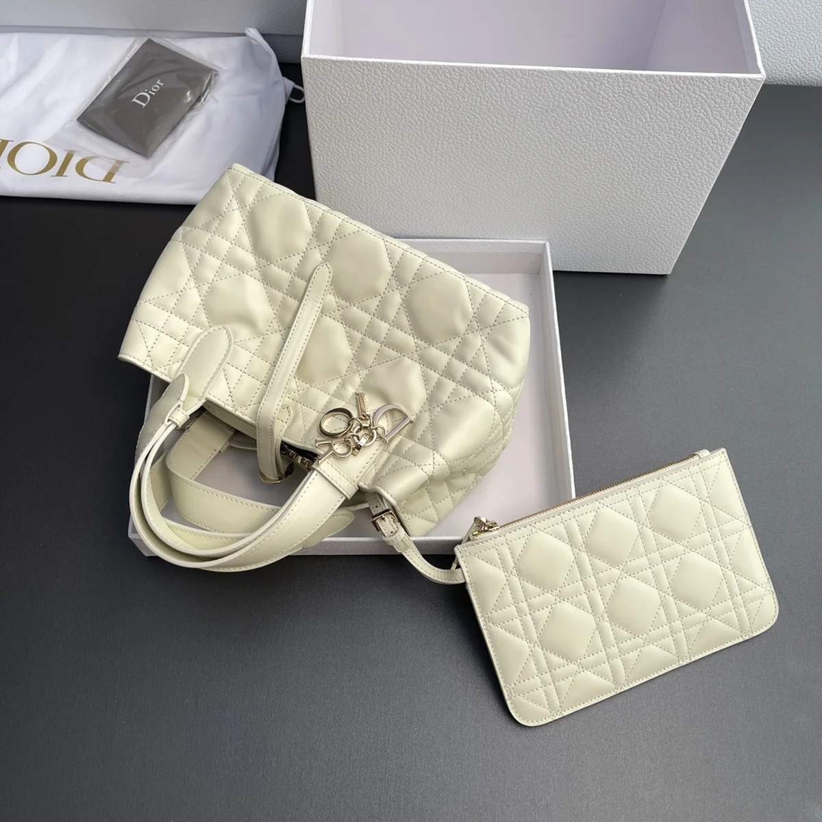 Dior Toujours 白色托特手袋PM-M2822 9 UwhtcNKpaLX2ntZ0kAWz