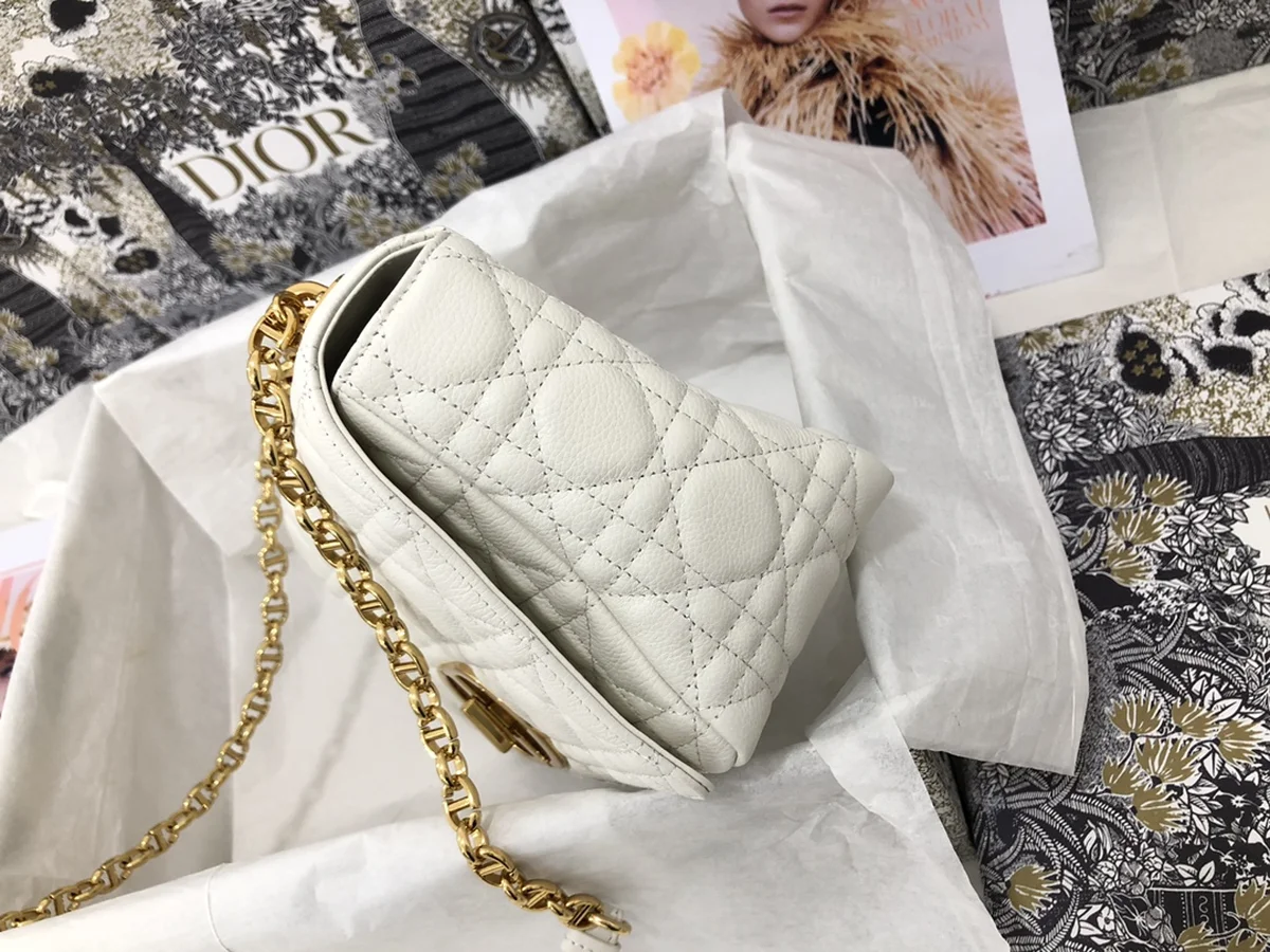 Dior Caro 象牙色 小牛皮斜孭袋MM-M9242 4 ulNK05eluIXJe6vVGgLV